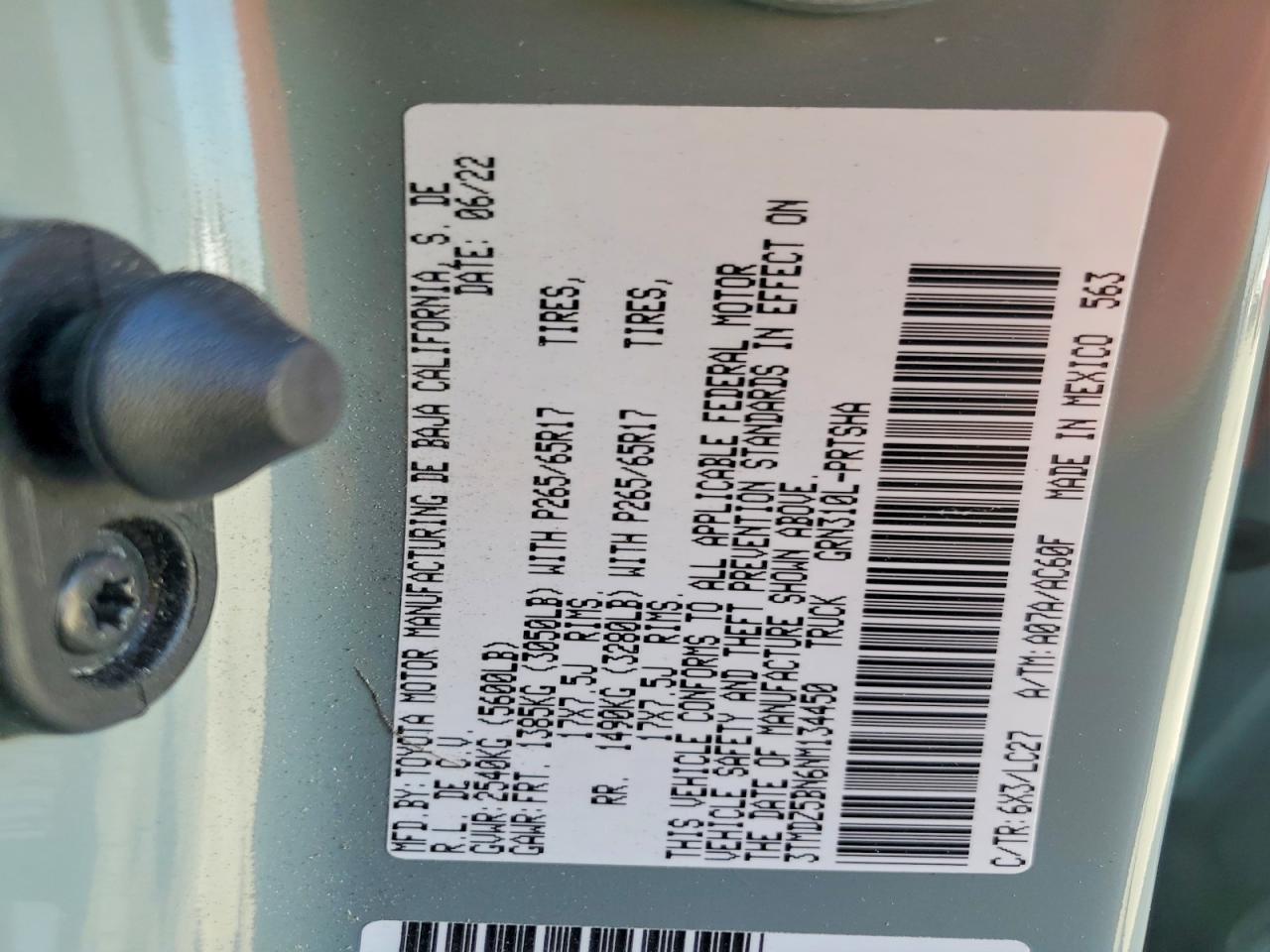 2022 Toyota Tacoma TRD Sport