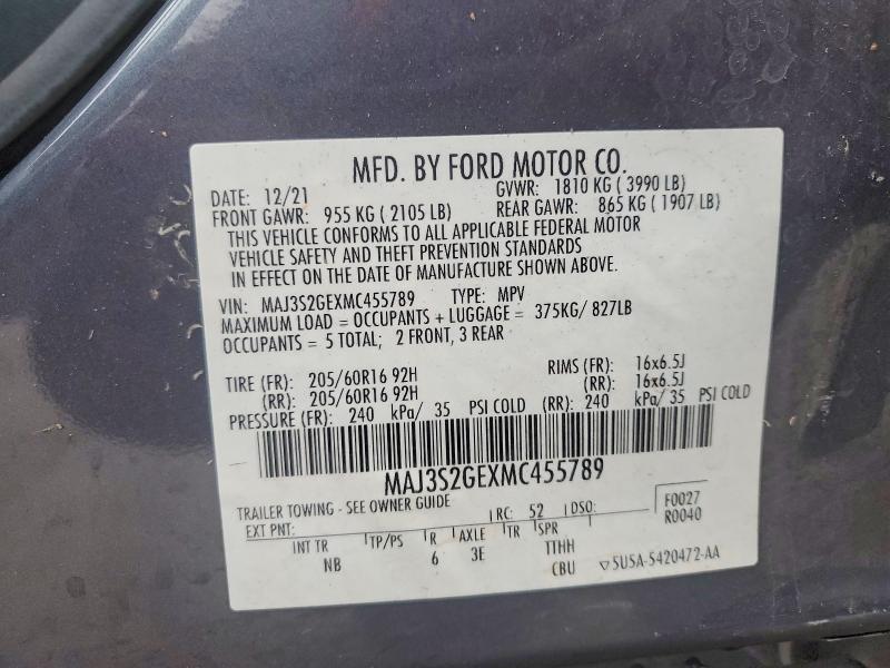 2021 Ford Ecosport se