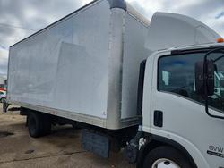 Salvage cars for sale from Copart -no: 2019 Isuzu NPR XD BOX Truck