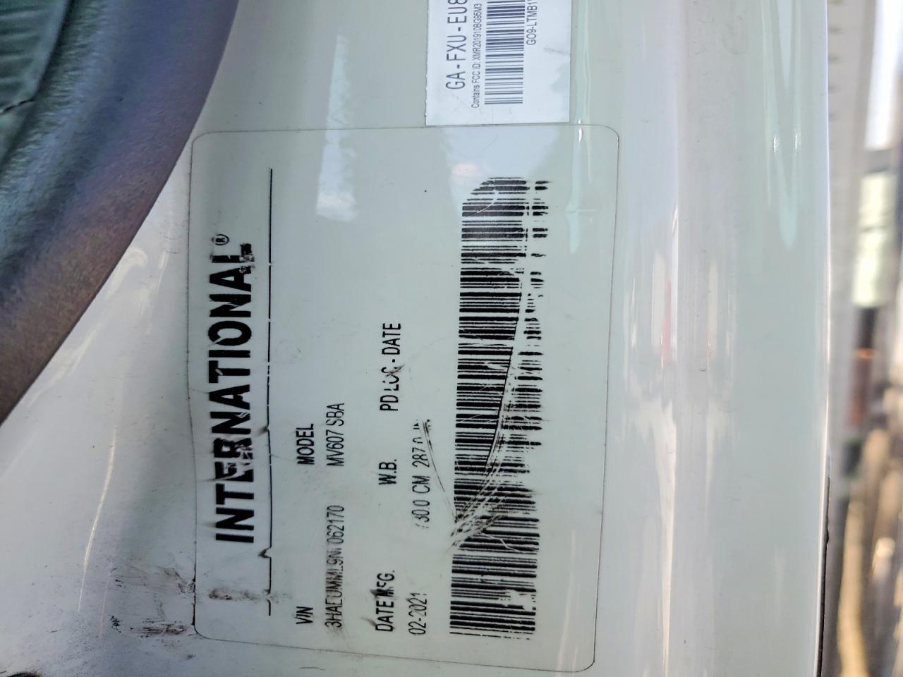 2022 International MV607 BOX Truck