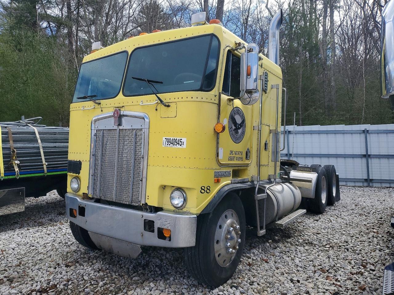 1988 Kenworth COE K100E-Truck Cab AND Chassis