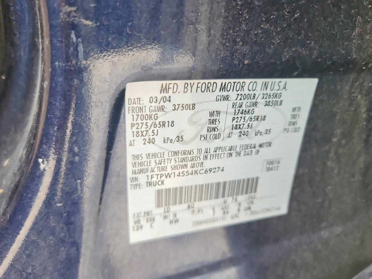 2004 Ford F150 Supercrew