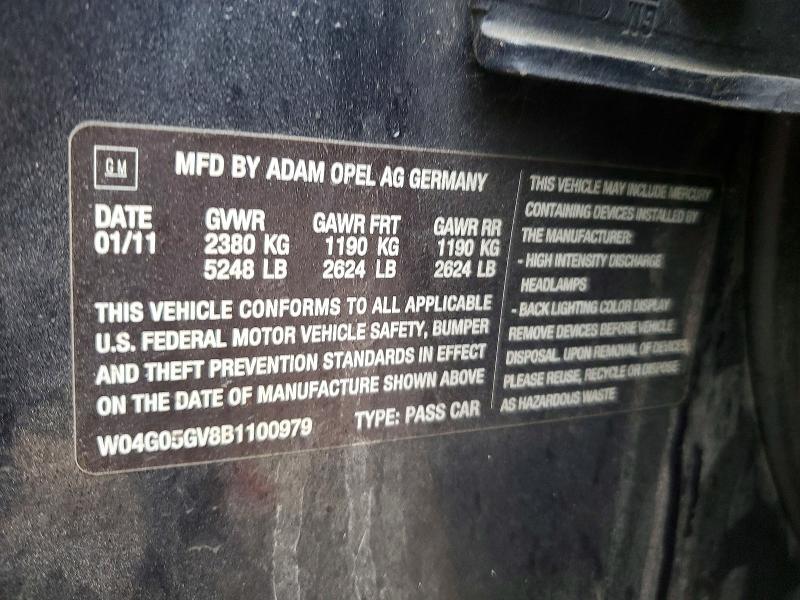 2011 Buick Regal cxl