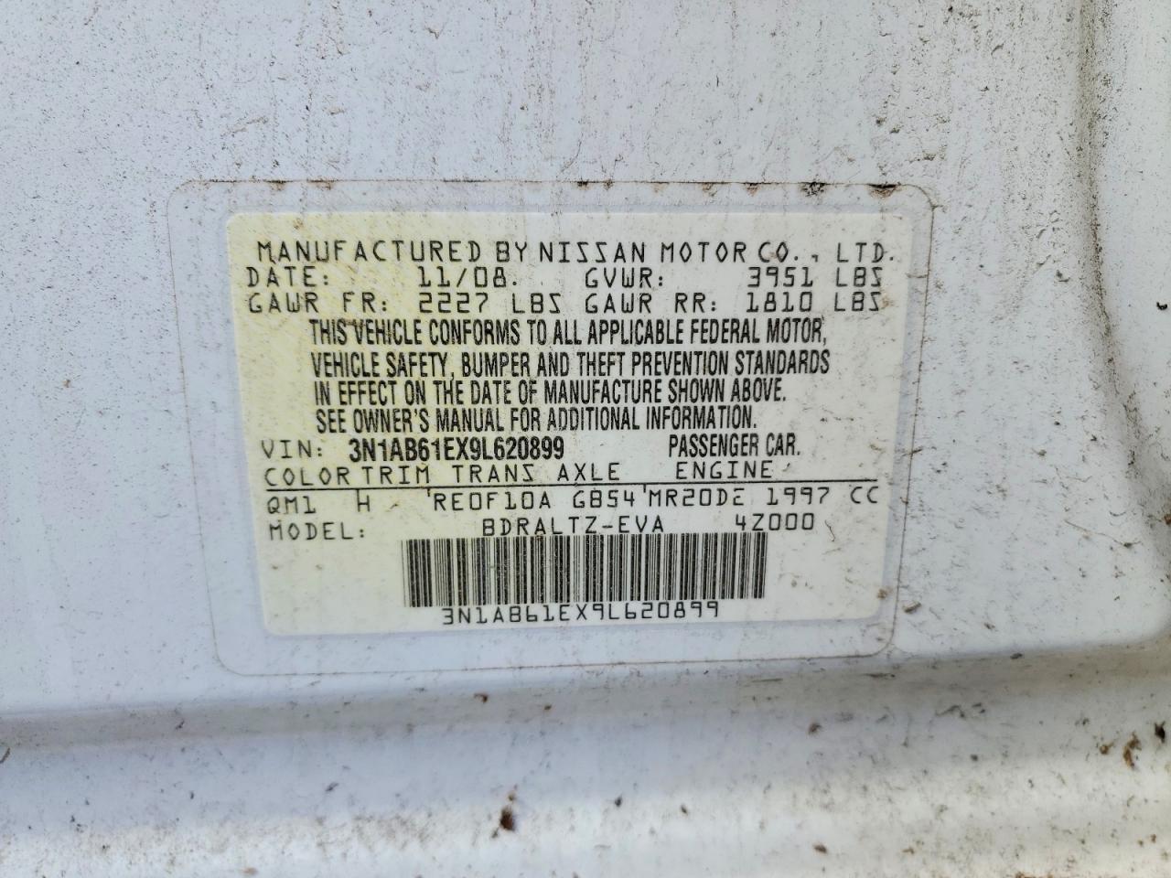 2009 Nissan Sentra 2.0