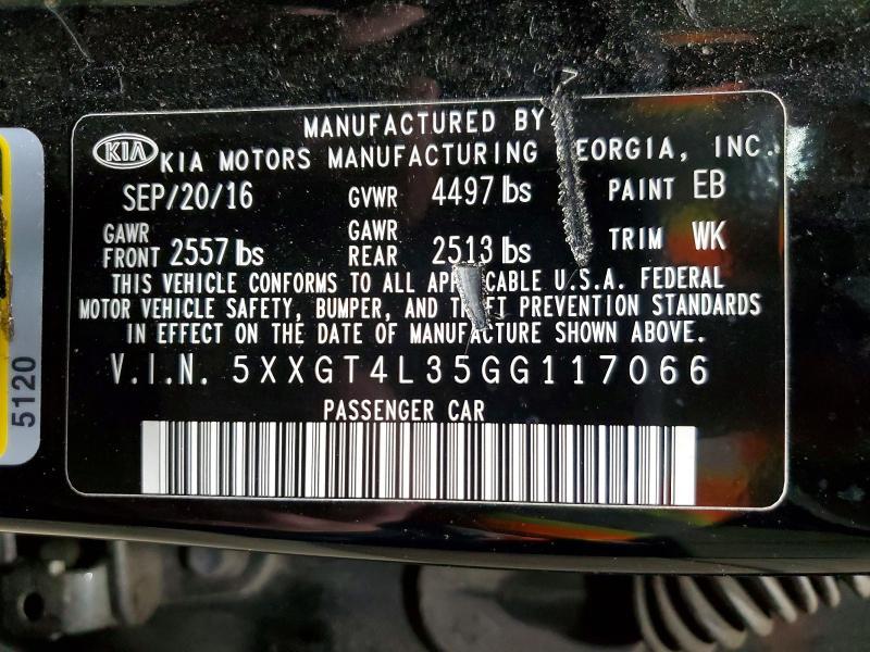 2016 KIA Optima lx