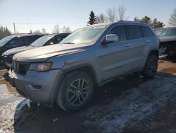 Jeep salvage cars for sale: 2017 Jeep Grand Cherokee Limited