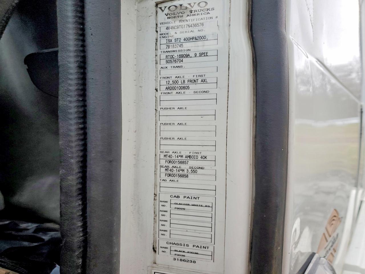 2007 Volvo VN VNL