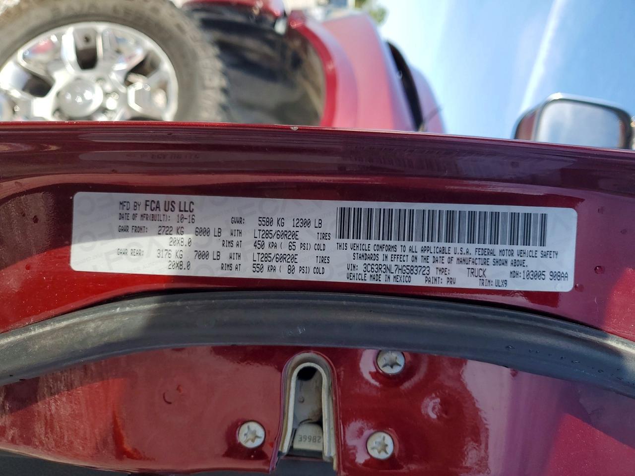 2017 Dodge RAM 3500 Longhorn