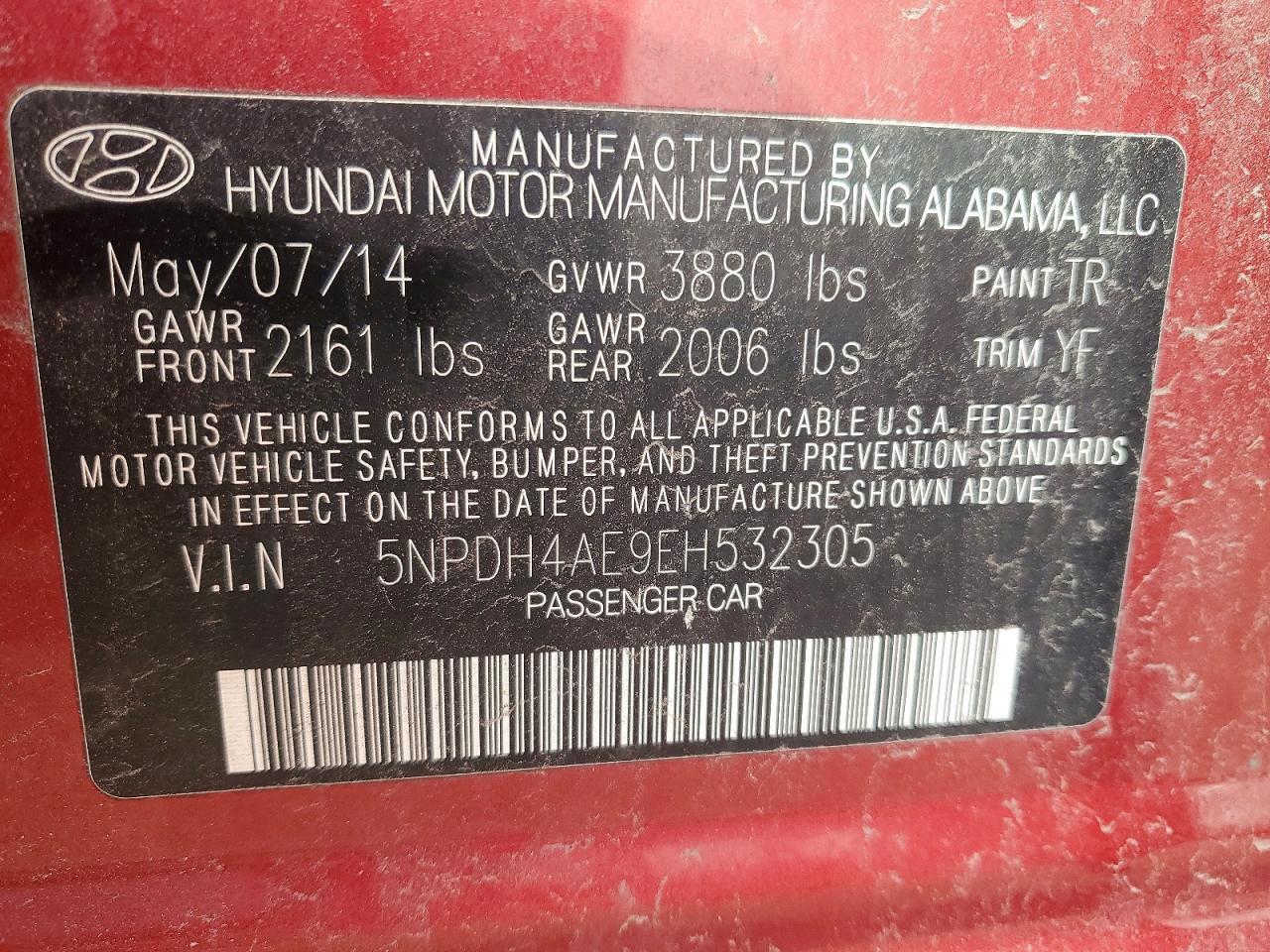 2014 Hyundai Elantra Limited