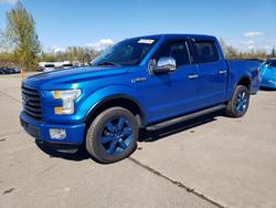 Salvage trucks for sale at Woodburn, OR auction: 2016 Ford F150 Supercrew