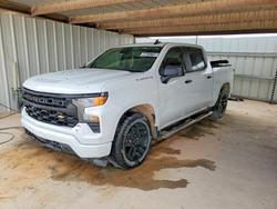 Salvage trucks for sale at Andrews, TX auction: 2024 Chevrolet Silverado K1500 Custom