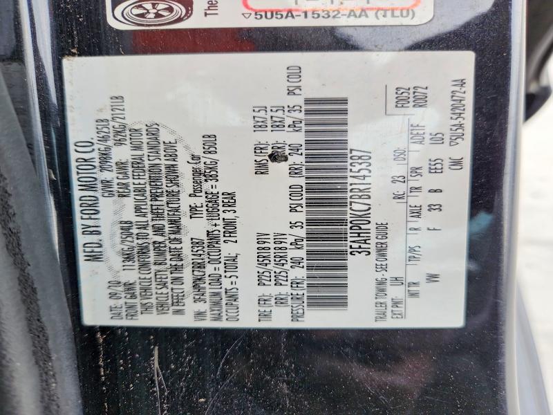 2011 Ford Fusion Sport