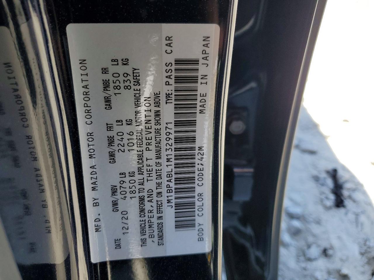 2021 Mazda 3 Select
