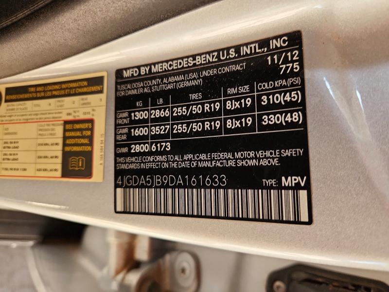 2013 Mercedes-Benz Ml 350