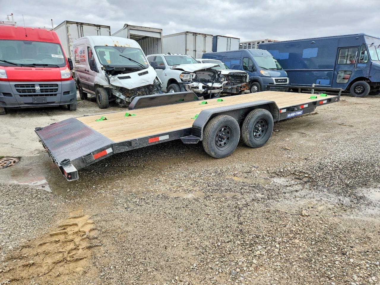 2026 Sure-Trac ST8220CHW-B-070 Equipment Trailer