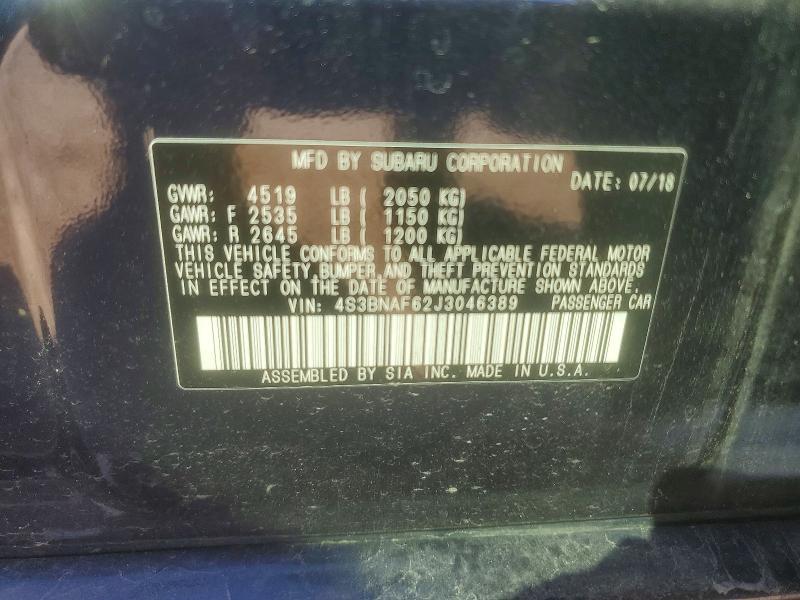 2018 Subaru Legacy 2.5i Premium