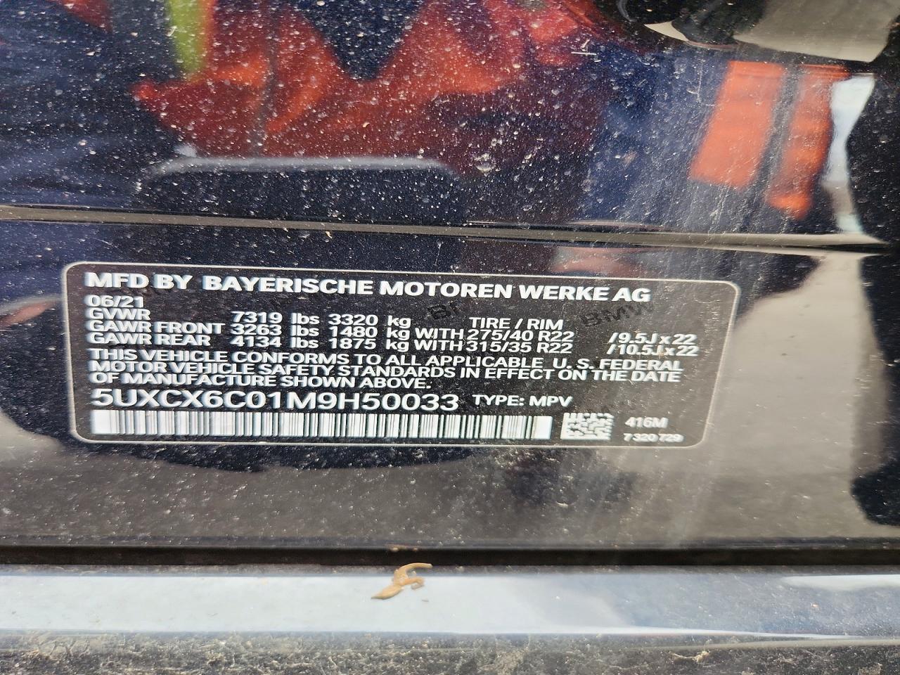 2021 BMW X7 M50i