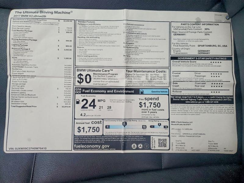 2017 BMW X3 Xdrive28i