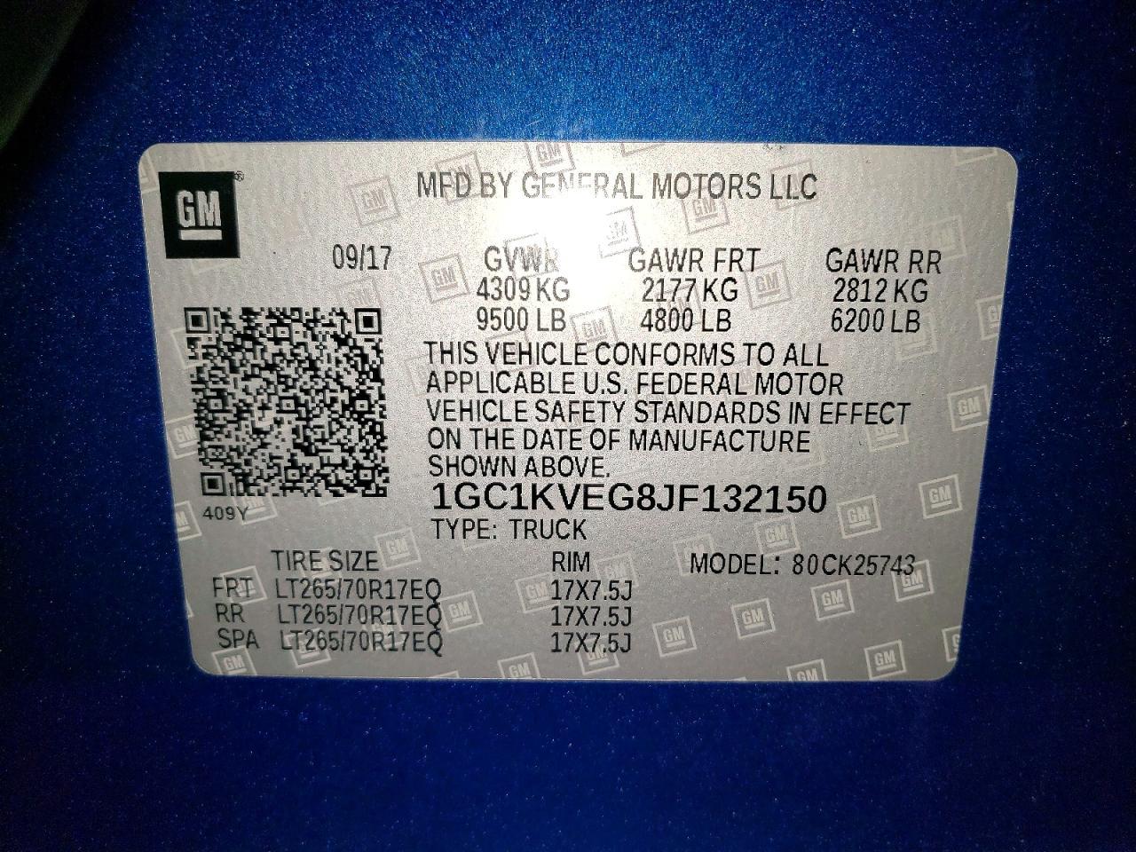 2018 Chevrolet Silverado K2500 Heavy Duty LT