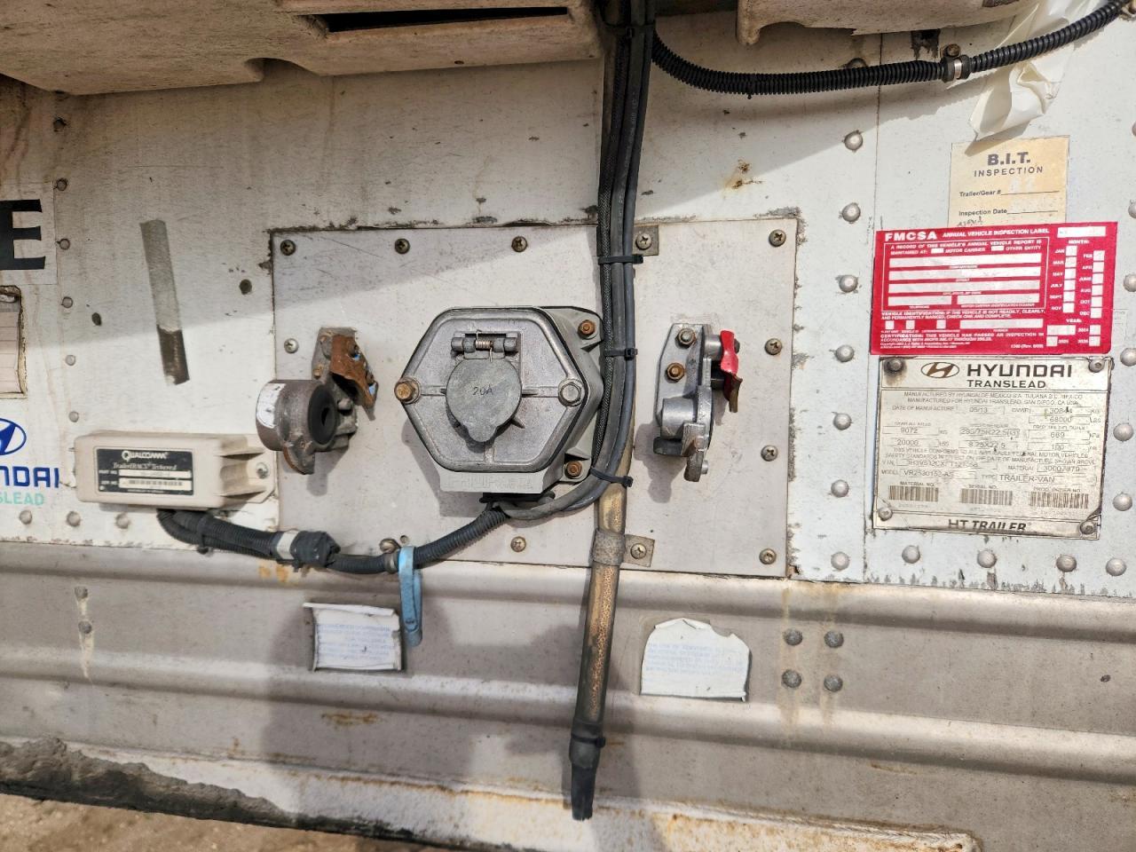 2014 Hyundai Translead VR2530152-AS Refrigerated Van Trailer