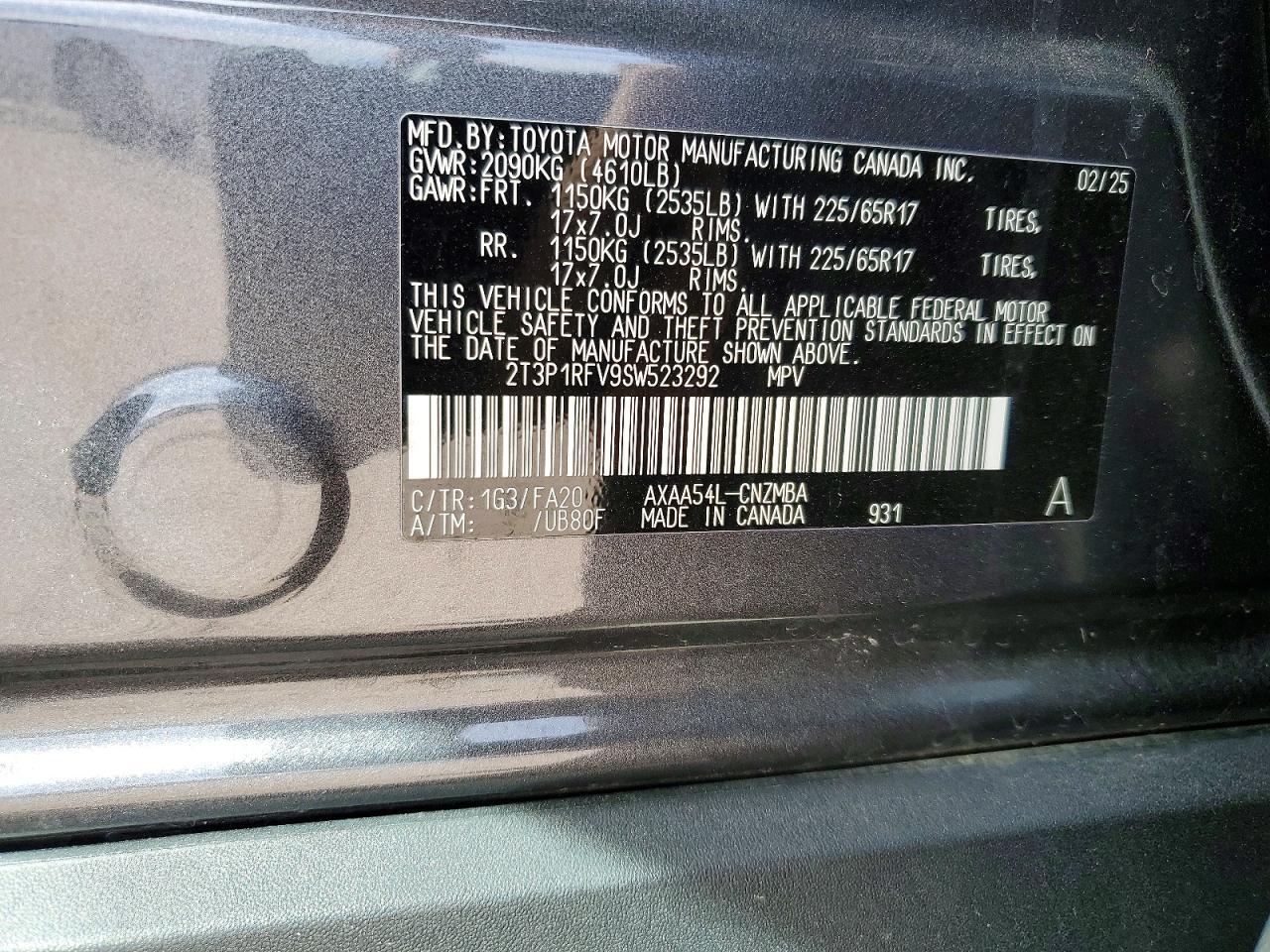 2025 Toyota Rav4 xle