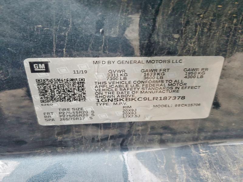 2020 Chevrolet Tahoe K1500 lt
