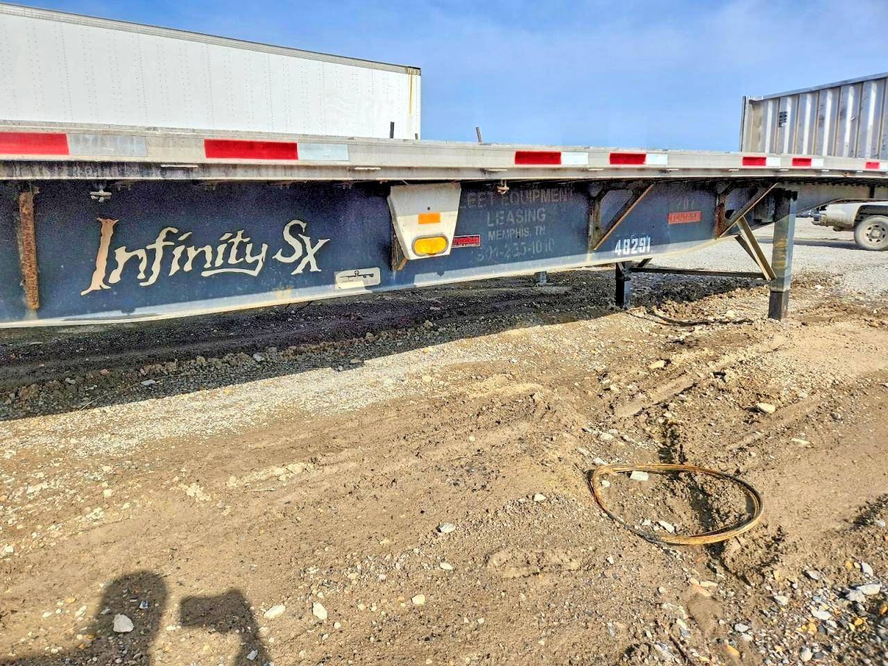 2008 Fontaine 1FTW-8-8048WSAWK Flatbed Trailer