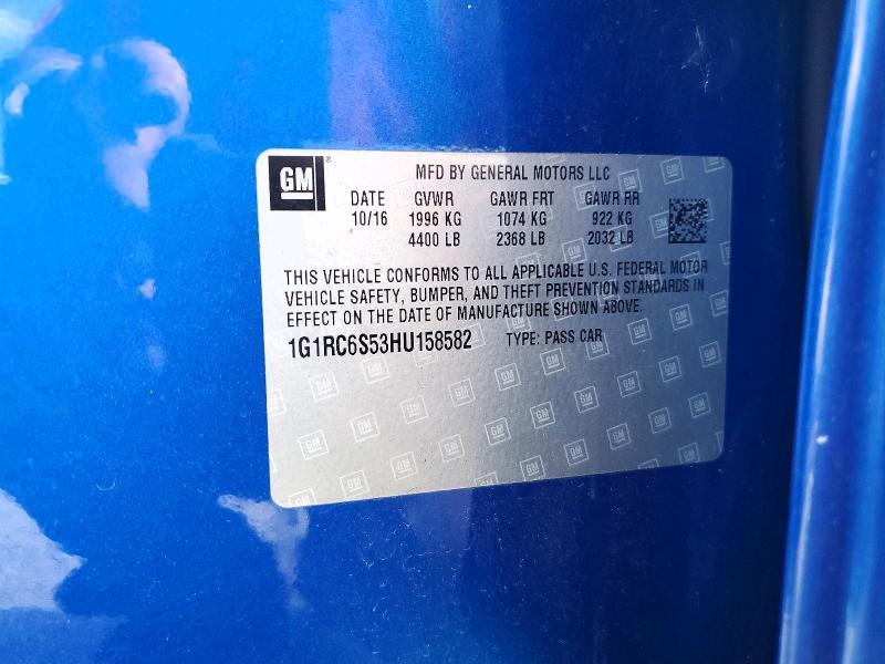 2017 Chevrolet Volt lt