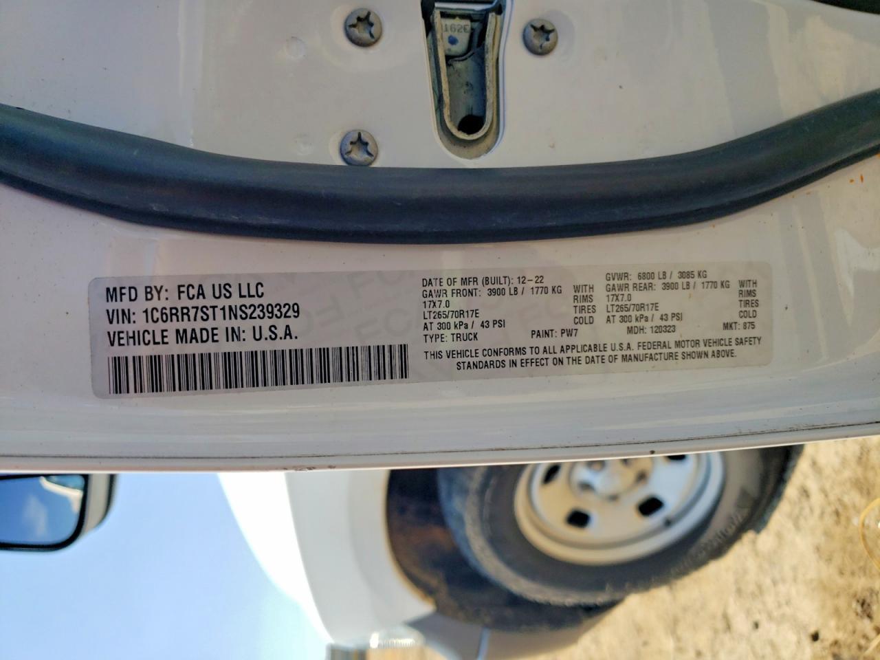 2022 Dodge RAM 1500 Classic Tradesman