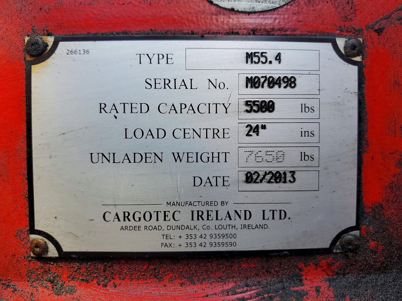 2013 Moffett M55.4 5500LBS