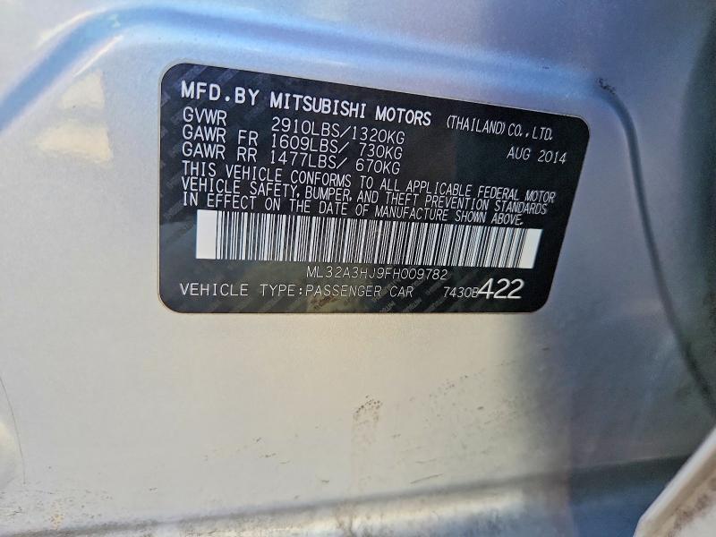2015 Mitsubishi Mirage de