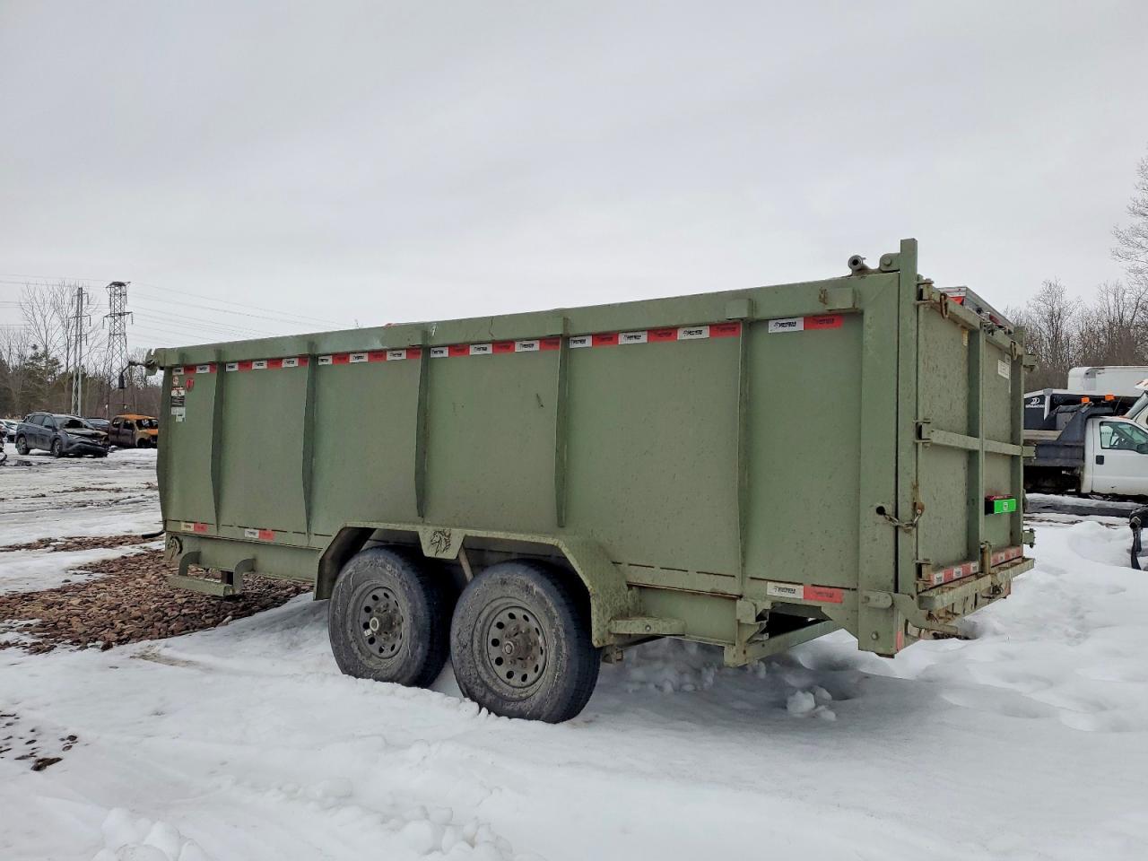 2025 Southern Utilit Y 7X16X4 Dump Trailer