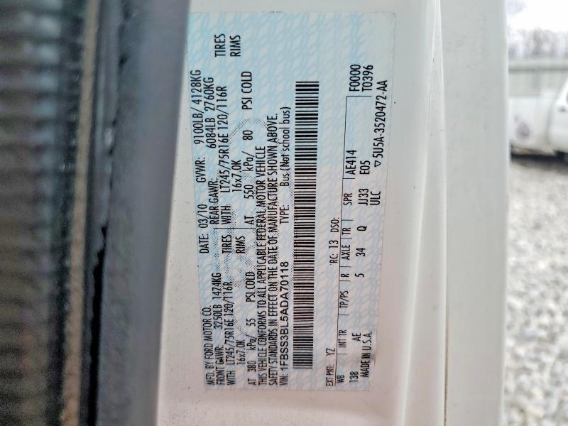 2010 Ford Econoline E350 Super Duty Wagon