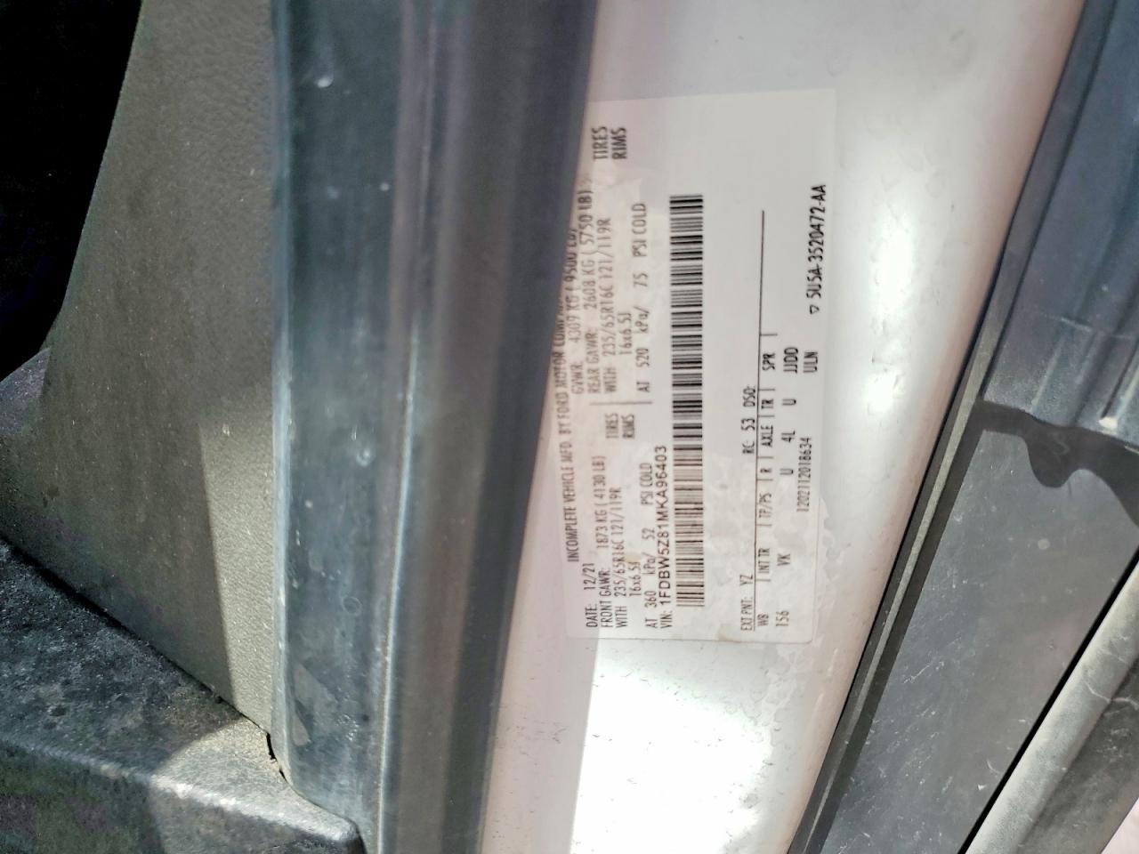 2021 Ford Transit T-350