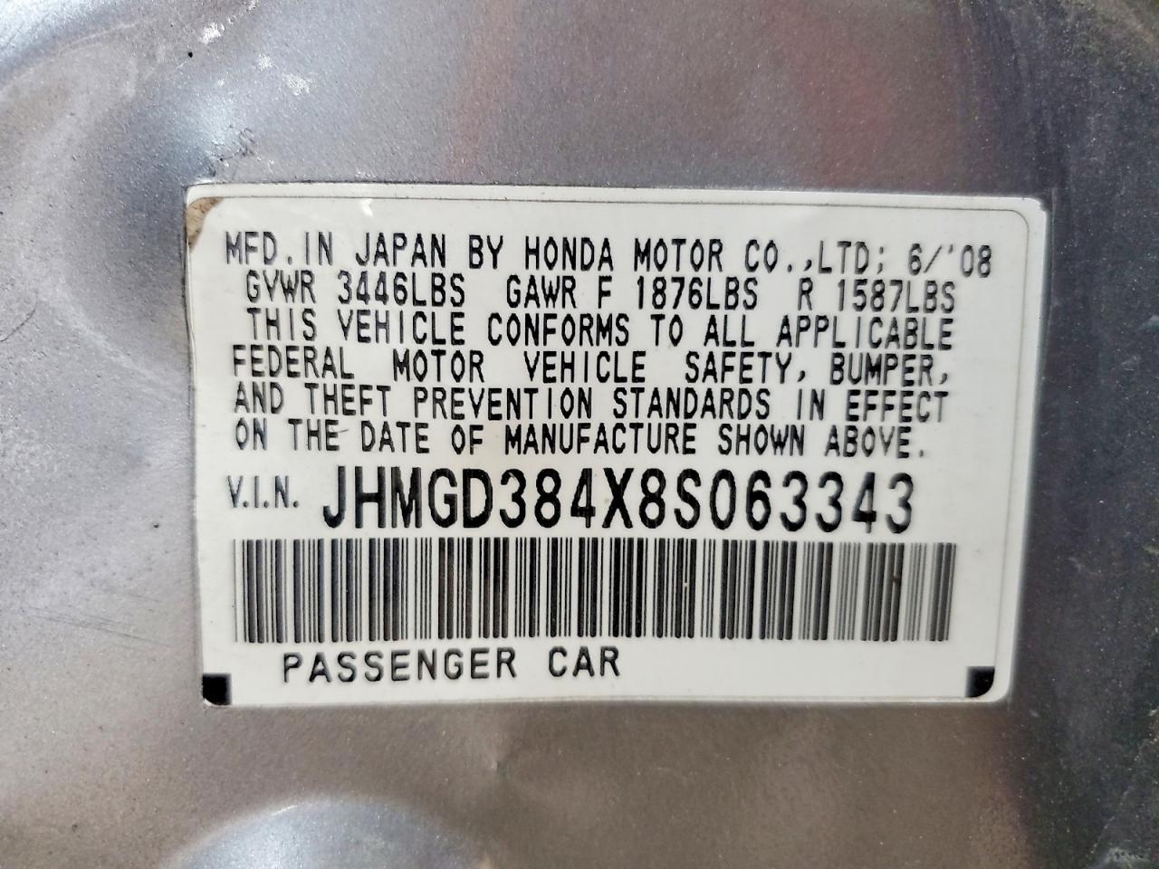 2008 Honda FIT