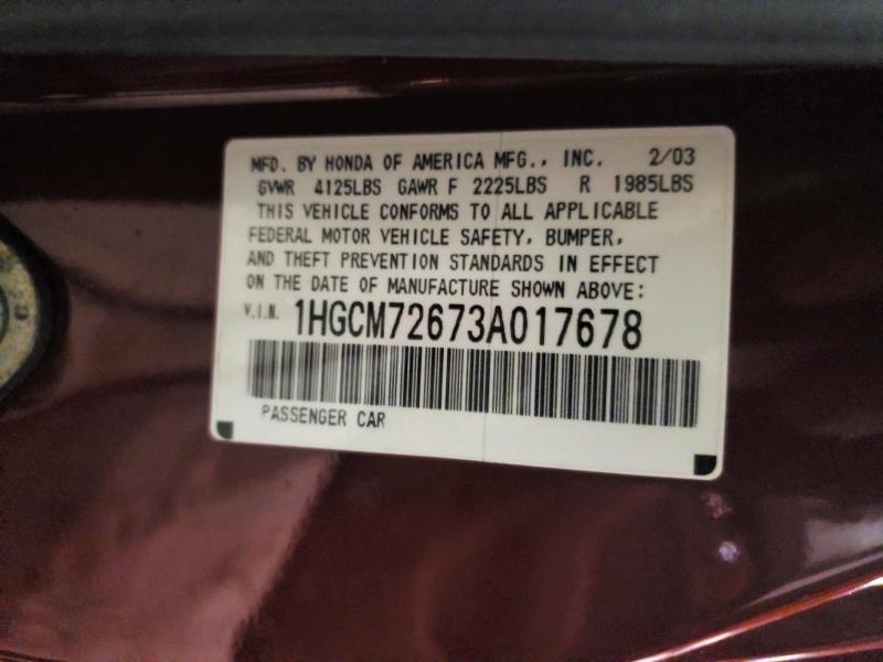 2003 Honda Accord ex