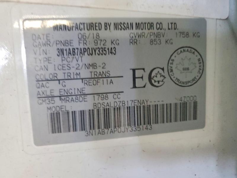 2018 Nissan Sentra s