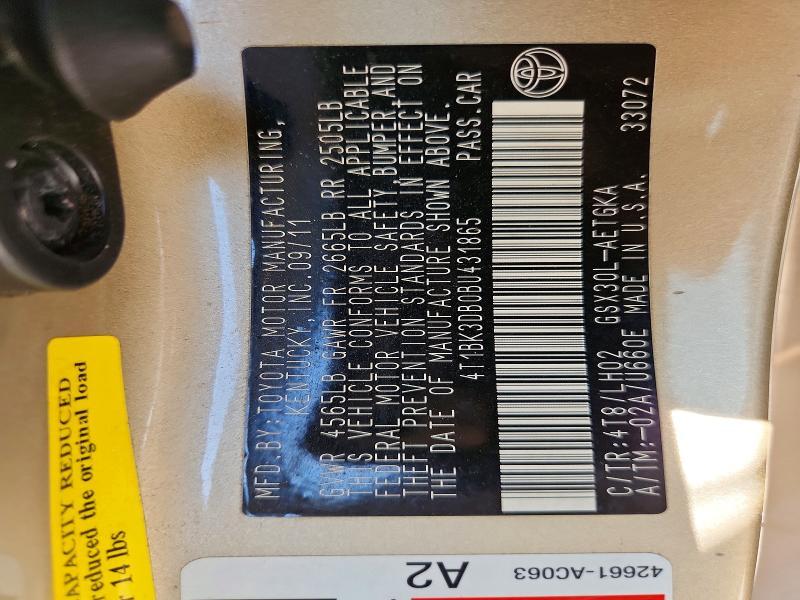 2011 Toyota Avalon Base