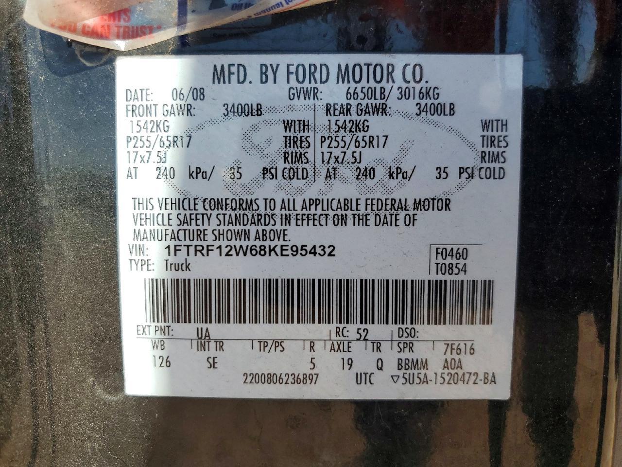 2008 Ford F150