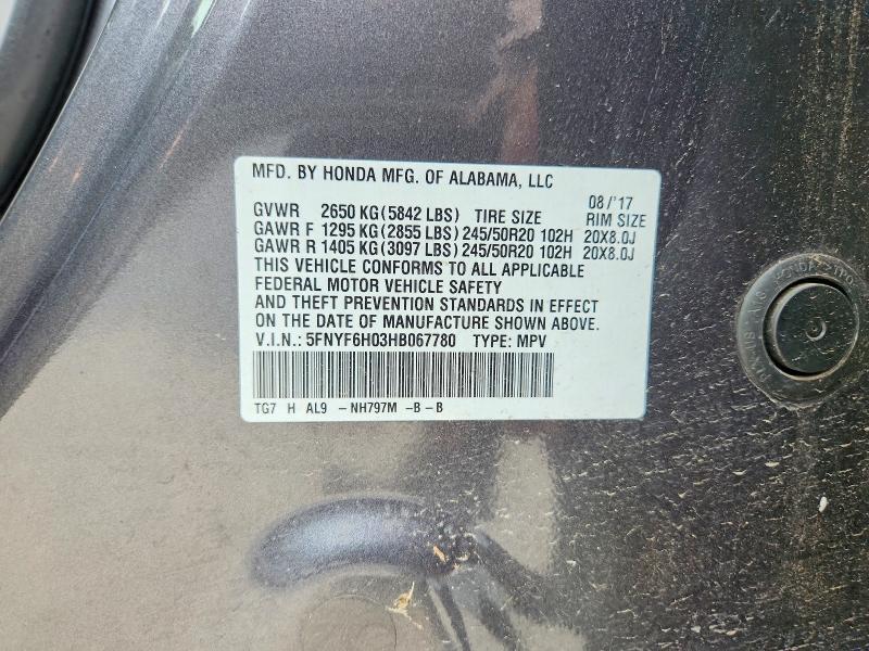 2017 Honda Pilot Elite