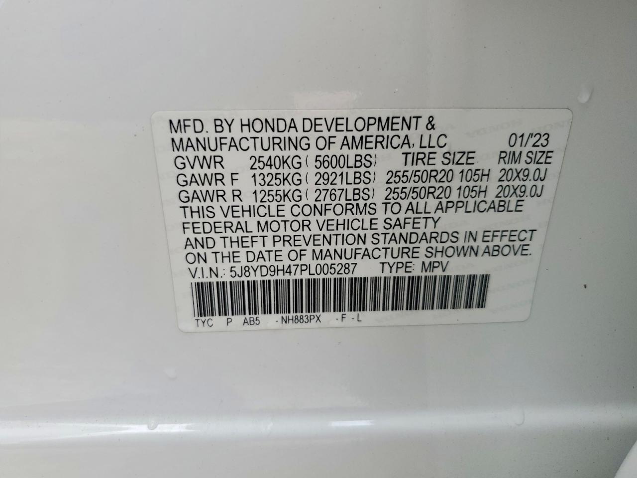 2023 Acura Mdx Technology