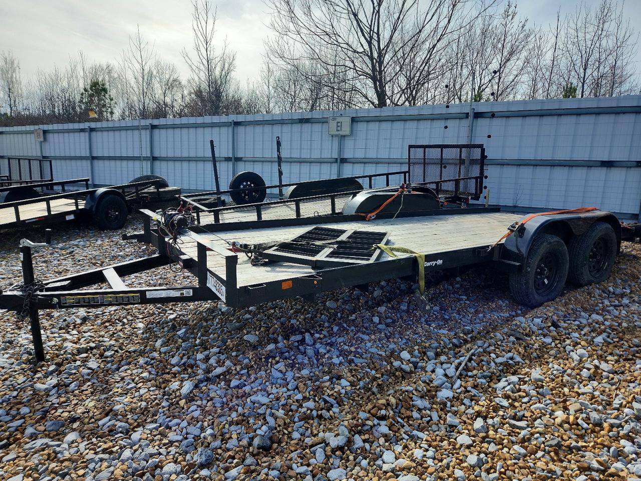 2025 Carry-On 7X18CH2BRKTP Equipment Trailer