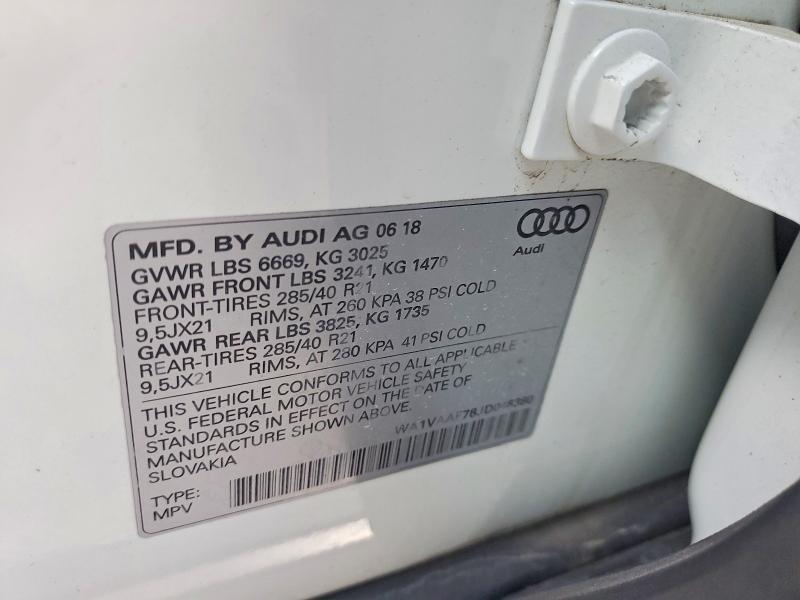 2018 Audi Q7 Prestige