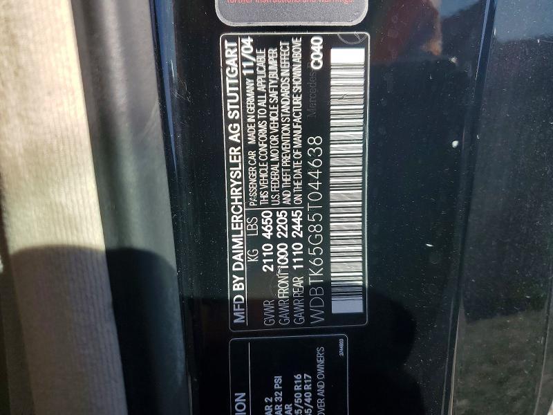 2005 Mercedes-Benz Clk 320