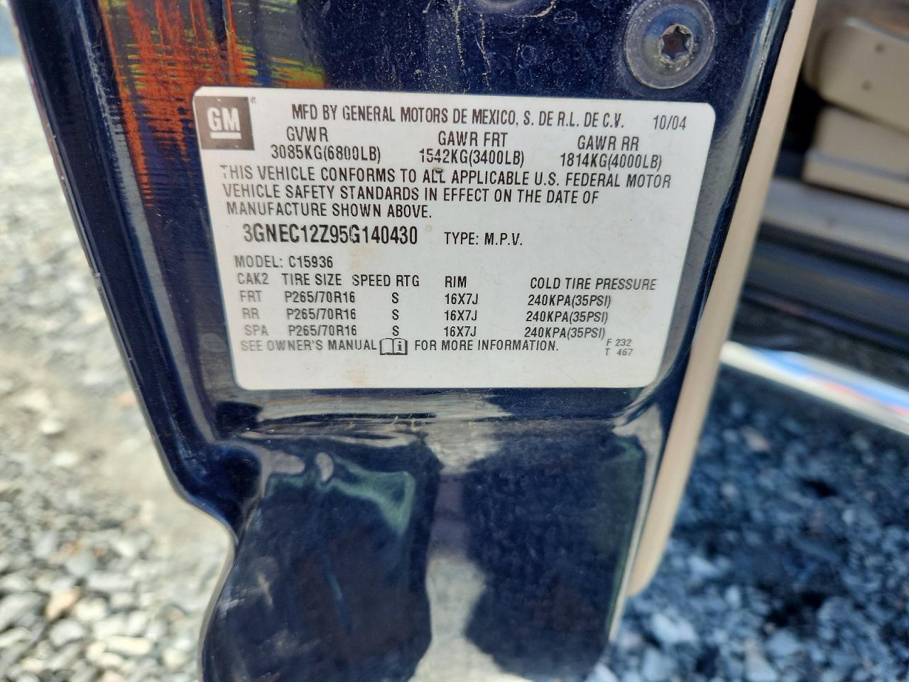 2005 Chevrolet Avalanche C1500