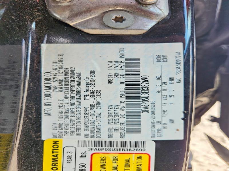 2014 Ford Fusion Titanium Phev