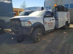 Salvage trucks for sale at Colton, CA auction: 2012 Dodge RAM 5500 S