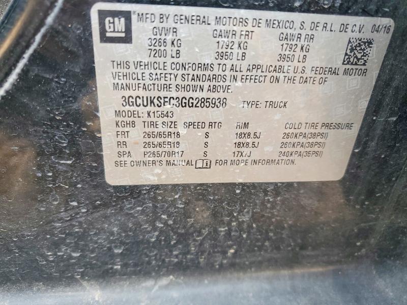 2016 Chevrolet Silverado K1500 LTZ