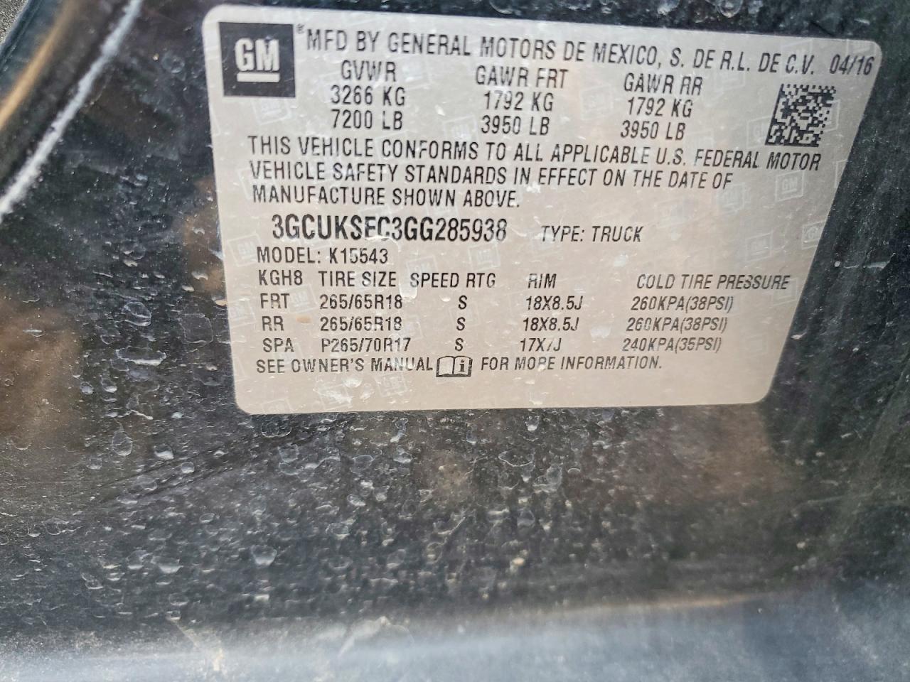 2016 Chevrolet Silverado K1500 LTZ