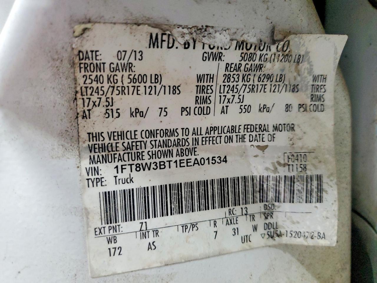 2014 Ford F350 Super Duty